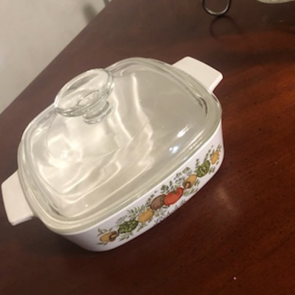 Vintage 1970 corning ware Pyrex 3,oven ware 3,,,,lids ,/,hot ,/,cold handle fit